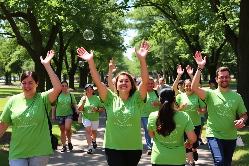 MitRun participants celebrating together